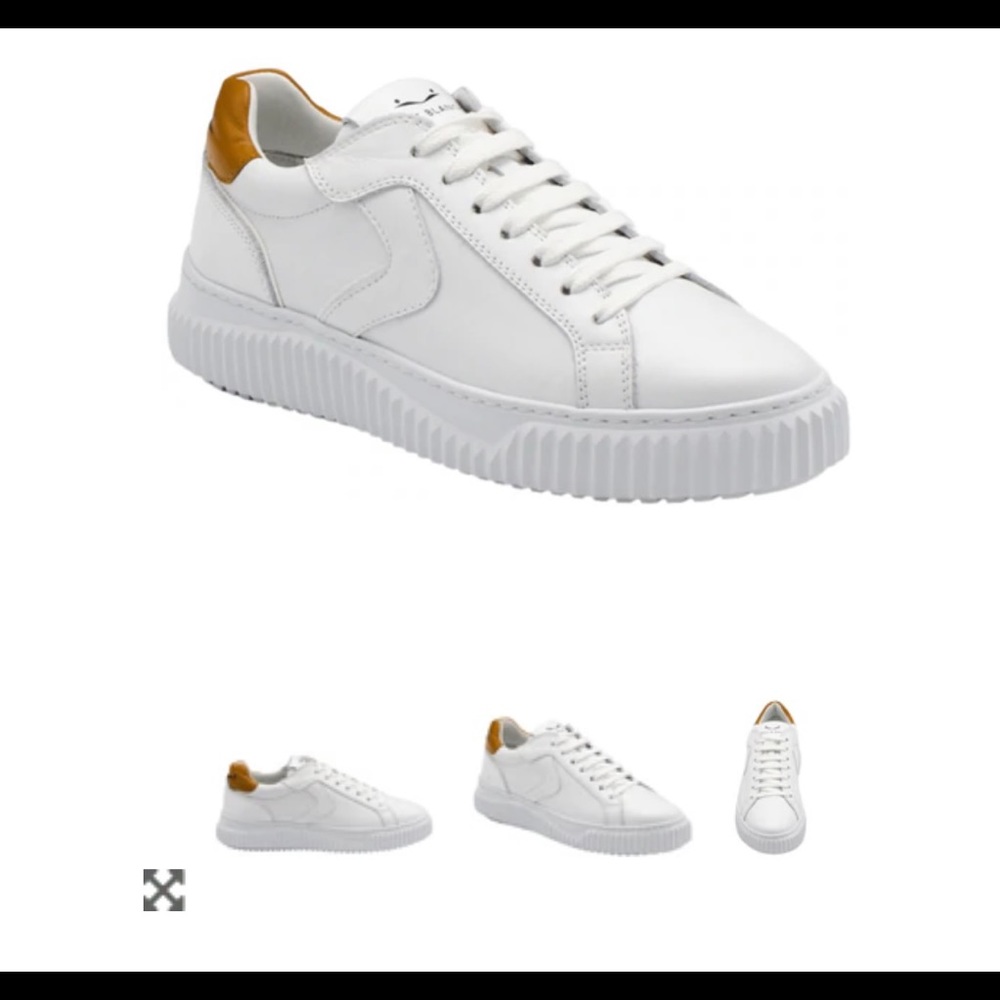 White sneakers